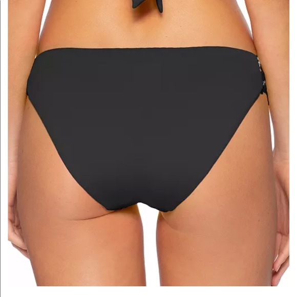 🆕NWT 2 PC BECCA Delilah Crochet Bikini Top + Bottom - Picture 8 of 16